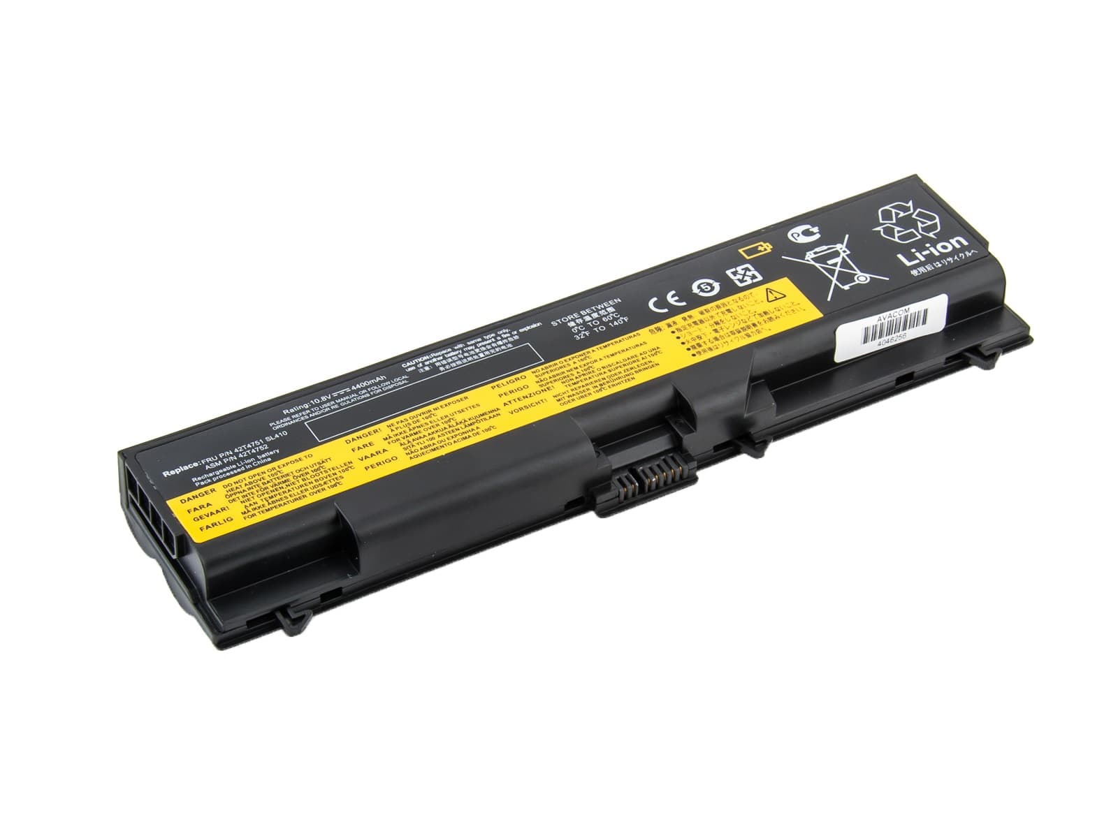 Baterie AVACOM NOLE-SL41-N22 pro Lenovo ThinkPad T410 SL510 Edge 14", Edge 15" Li-Ion 10,8V 4400mAh