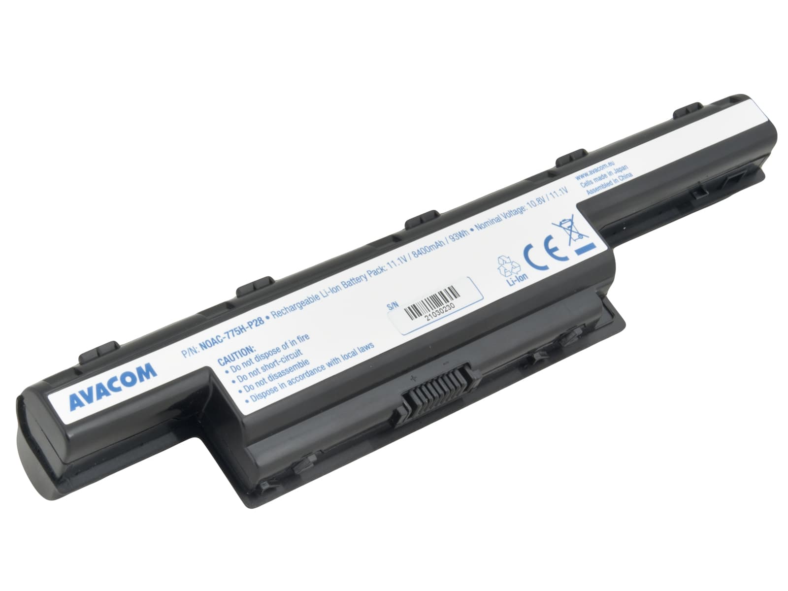 Baterie AVACOM pro Acer Aspire 7750 5750, TravelMate 7740 Li-Ion 11,1V 8400mAh
