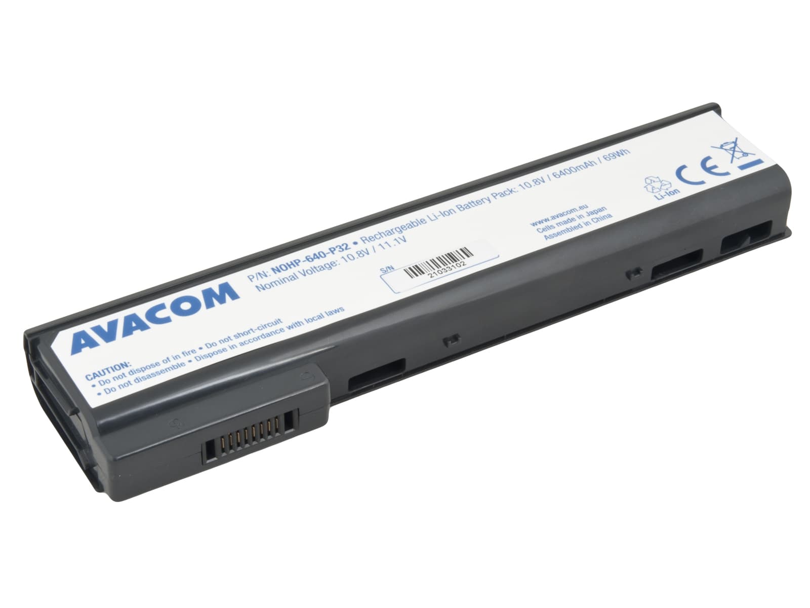 Baterie AVACOM pro HP ProBook 640 650 Li-Ion 10,8V 6400mAh 69Wh