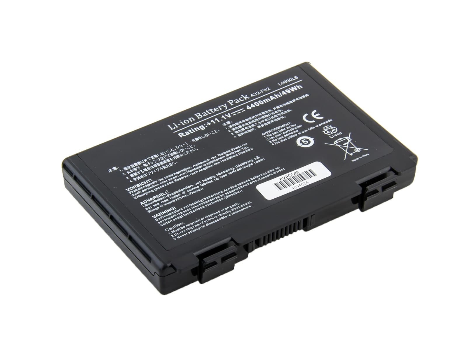 Baterie AVACOM pro Asus K40 K50 K70 Li-Ion 10,8V 4400mAh