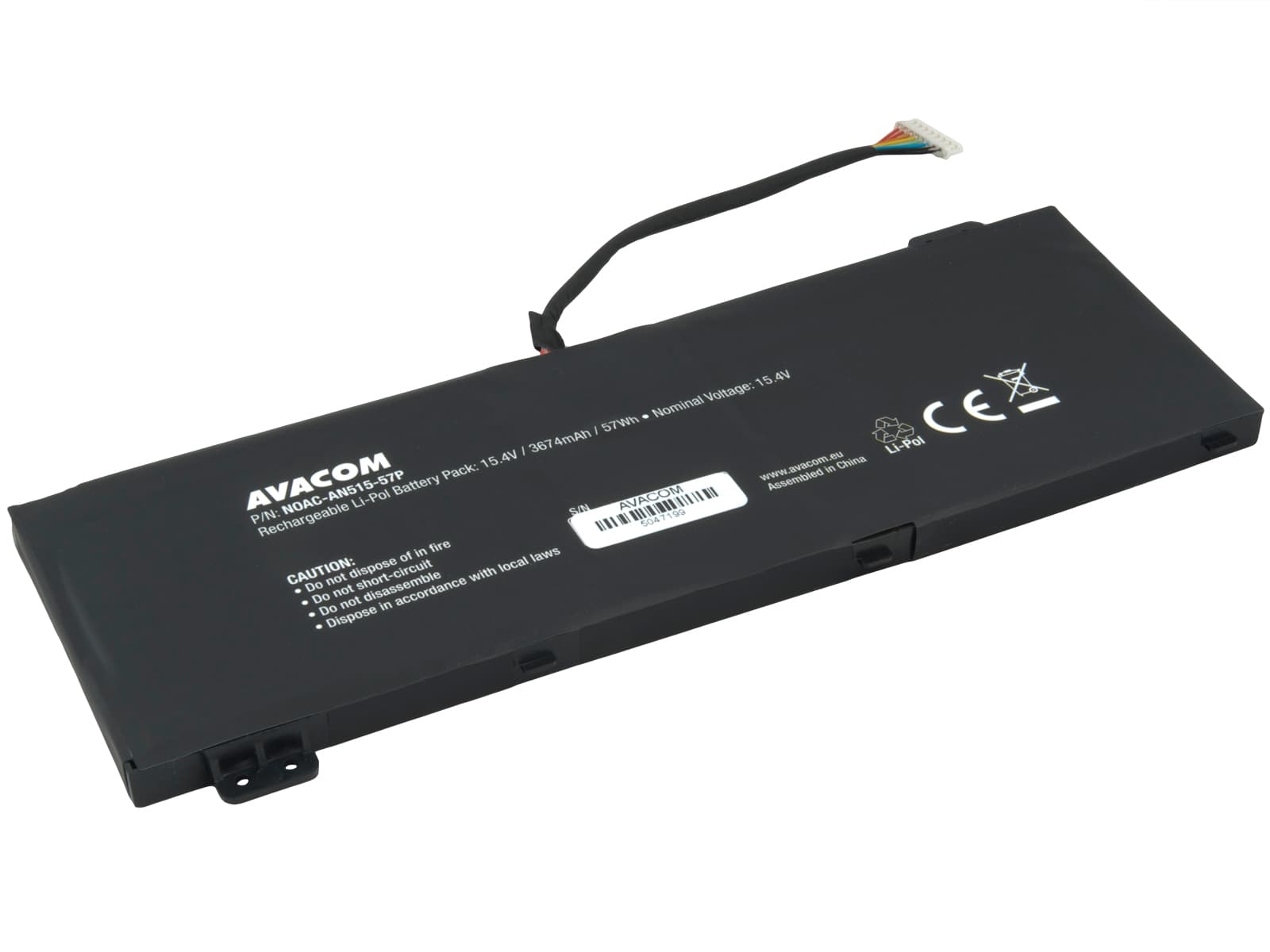 Baterie AVACOM pro Acer Nitro 5 AN515, Nitro 7 AN715 Li-Pol 15,4V 3674mAh 57Wh