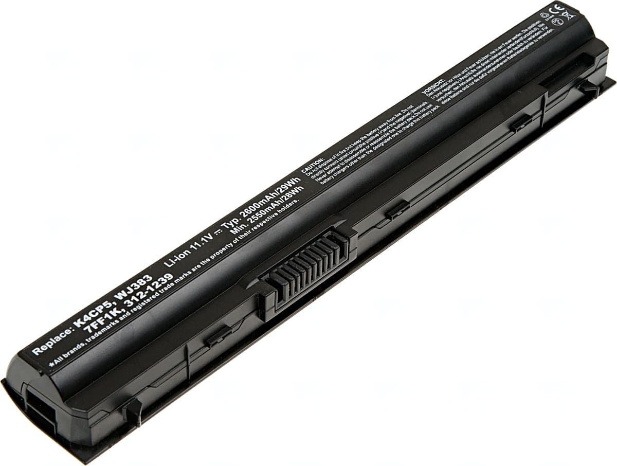Baterie T6 Power pro Dell Latitude E6220, E6230, E6320, E6330, E6430s, 2600mAh, 29Wh, 3cell