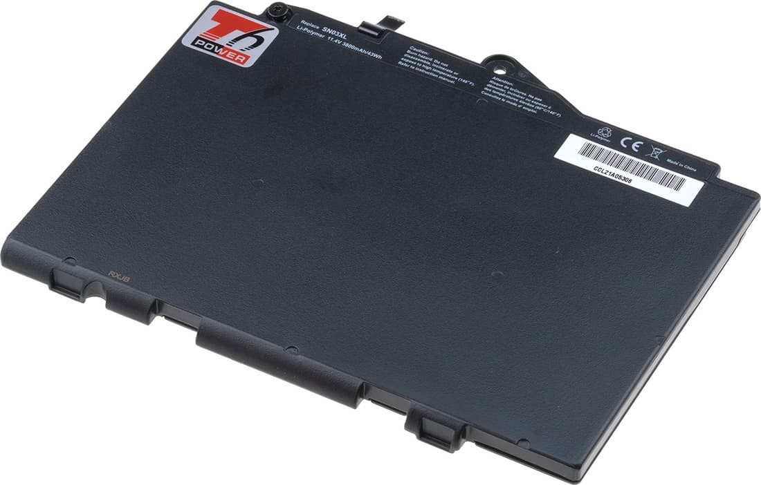 Baterie T6 Power pro HP EliteBook 725 G3, 820 G3, 3800mAh, 43Wh, 3cell, Li-pol