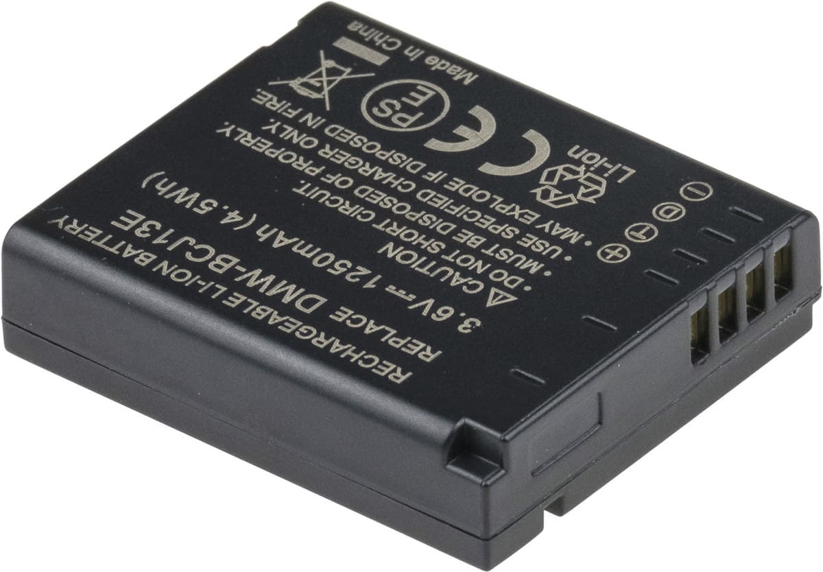 Baterie T6 Power pro Panasonic DMW-BCJ13, DMW-BC13, BP-DC10, 1250mAh, 4,5Wh