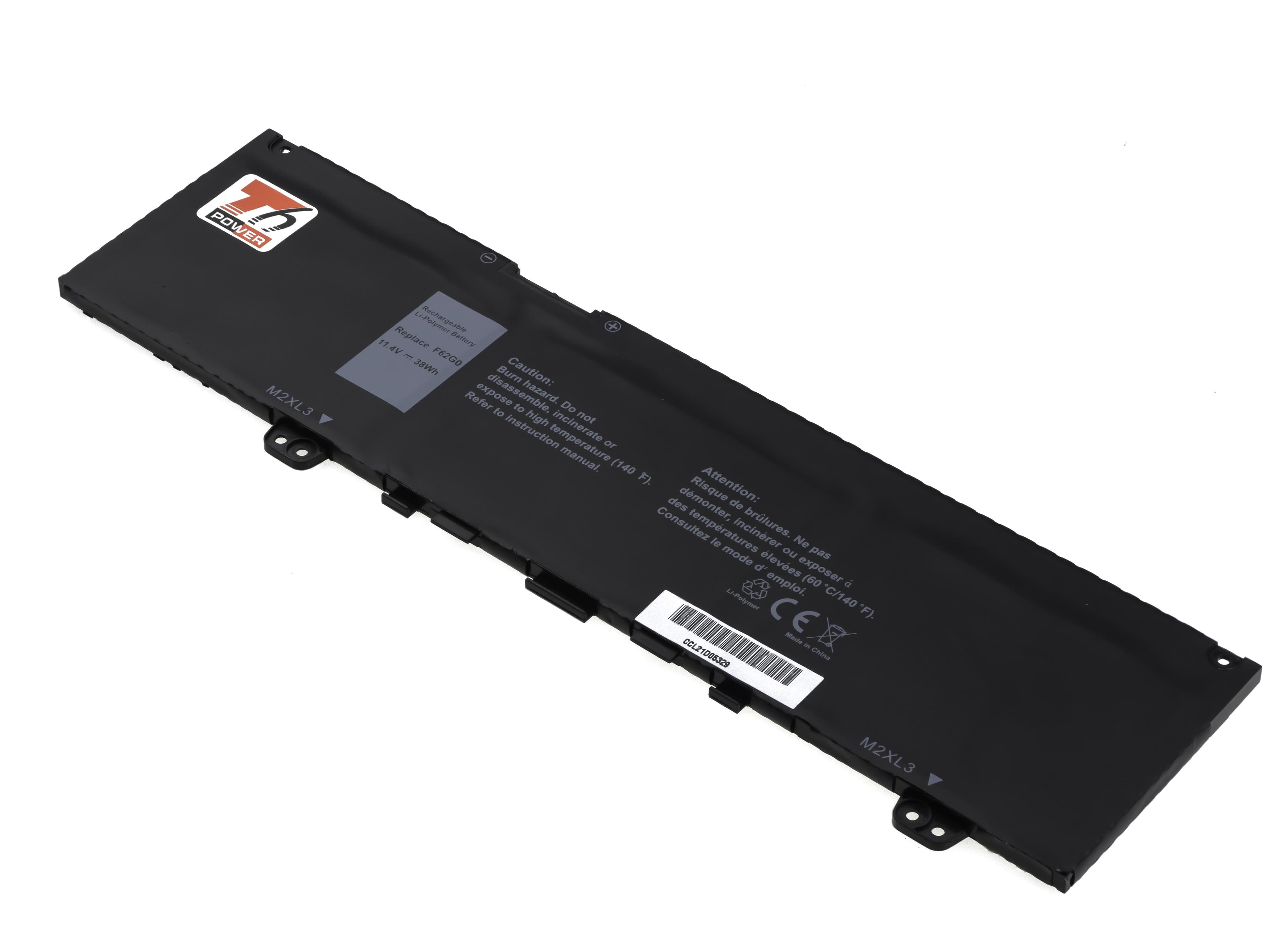 Baterie T6 Power pro Dell Insprion 13 5370, 7370, 7373, Vostro 5370, 3330mAh, 38Wh, 3cell, Li-pol