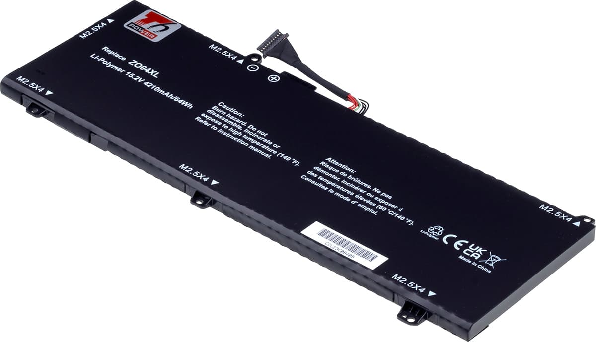 Baterie T6 Power HP ZBook Studio G3, ZBook Studio G4, 4210mAh, 64Wh, 4cell, Li-pol