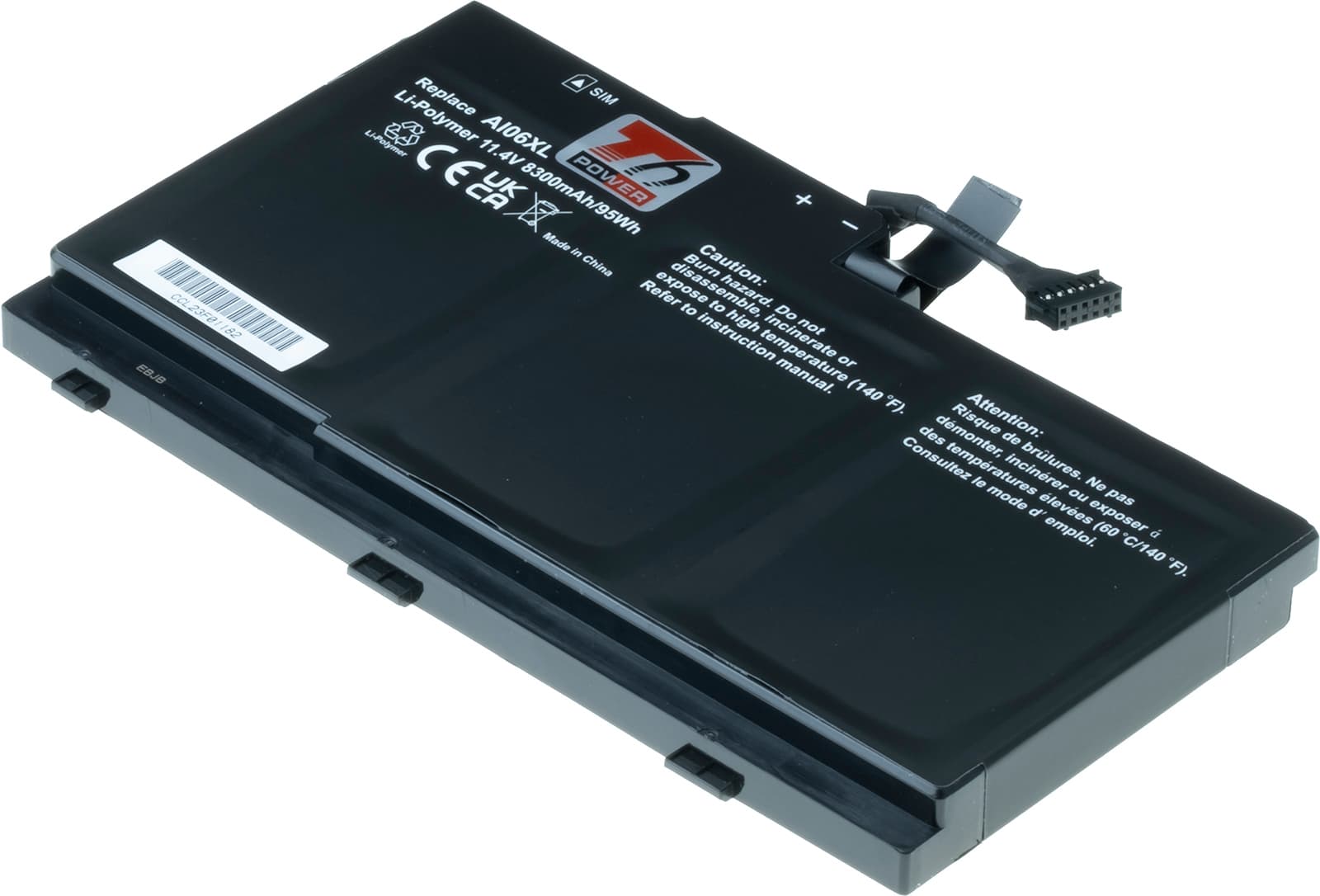 Baterie T6 Power pro HP ZBook 17 G3, 8300mAh, 95Wh, 6cell, Li-ion