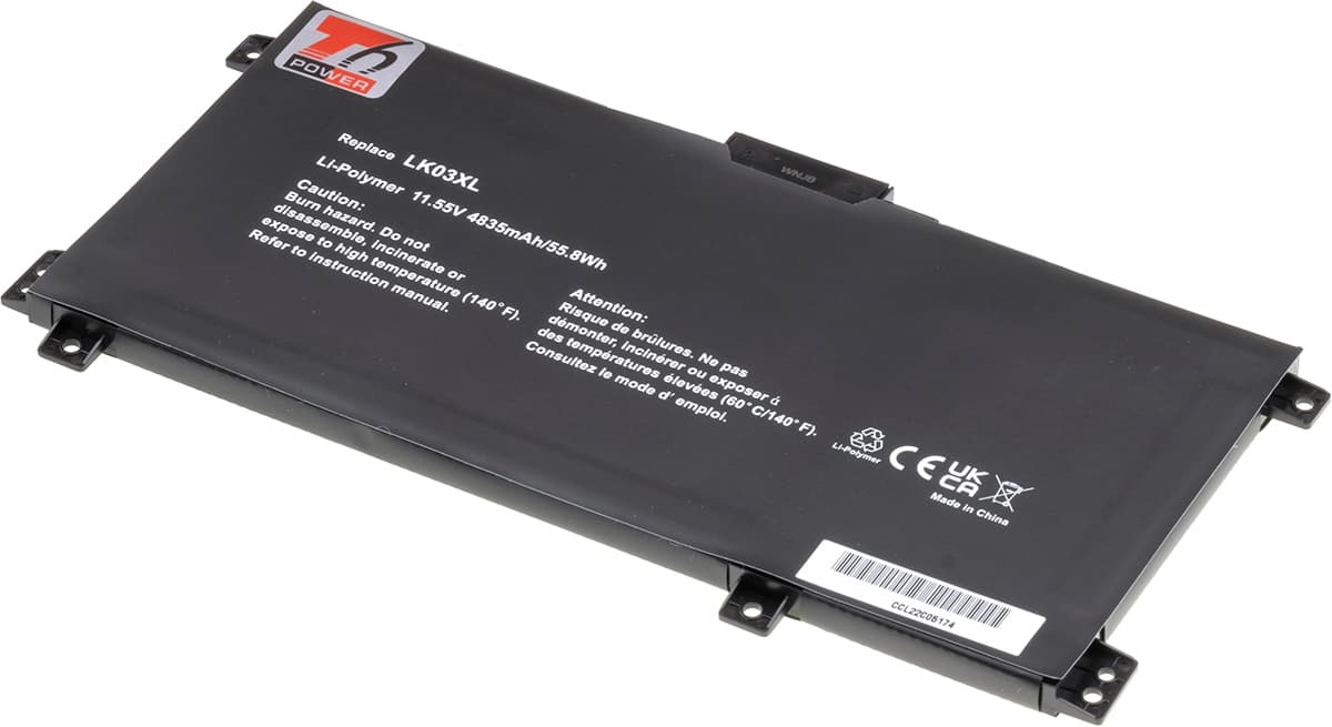 Baterie T6 Power pro HP Envy 15-bp000, 15-cn000, 17-ae000 x360 serie, 4835mAh, 55Wh, 3cell, Li-pol