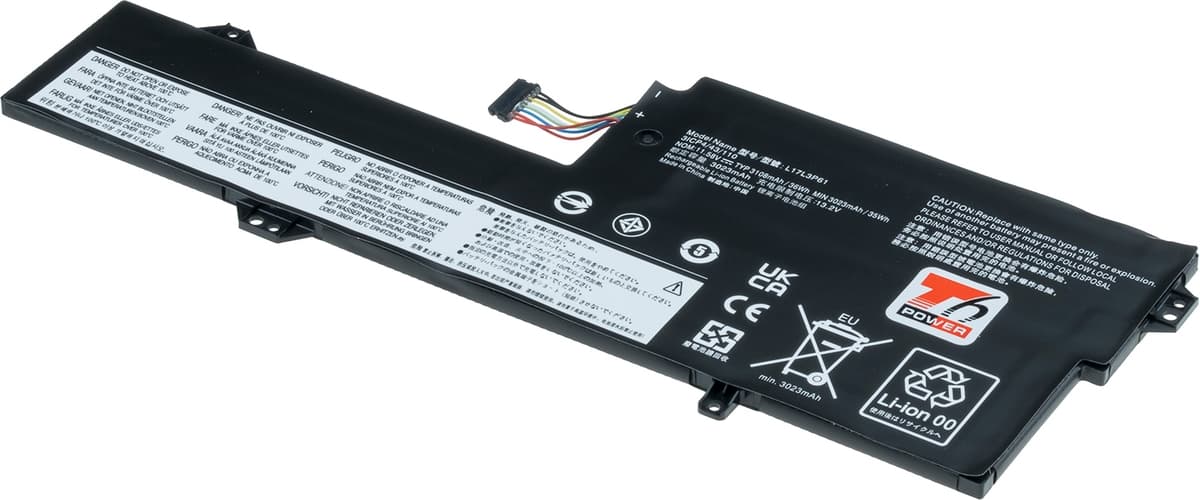 Baterie T6 Power Lenovo Yoga 720-12IKB, IdeaPad 320S-13IKB serie, 3108mAh, 36Wh, 3cell, Li-Pol