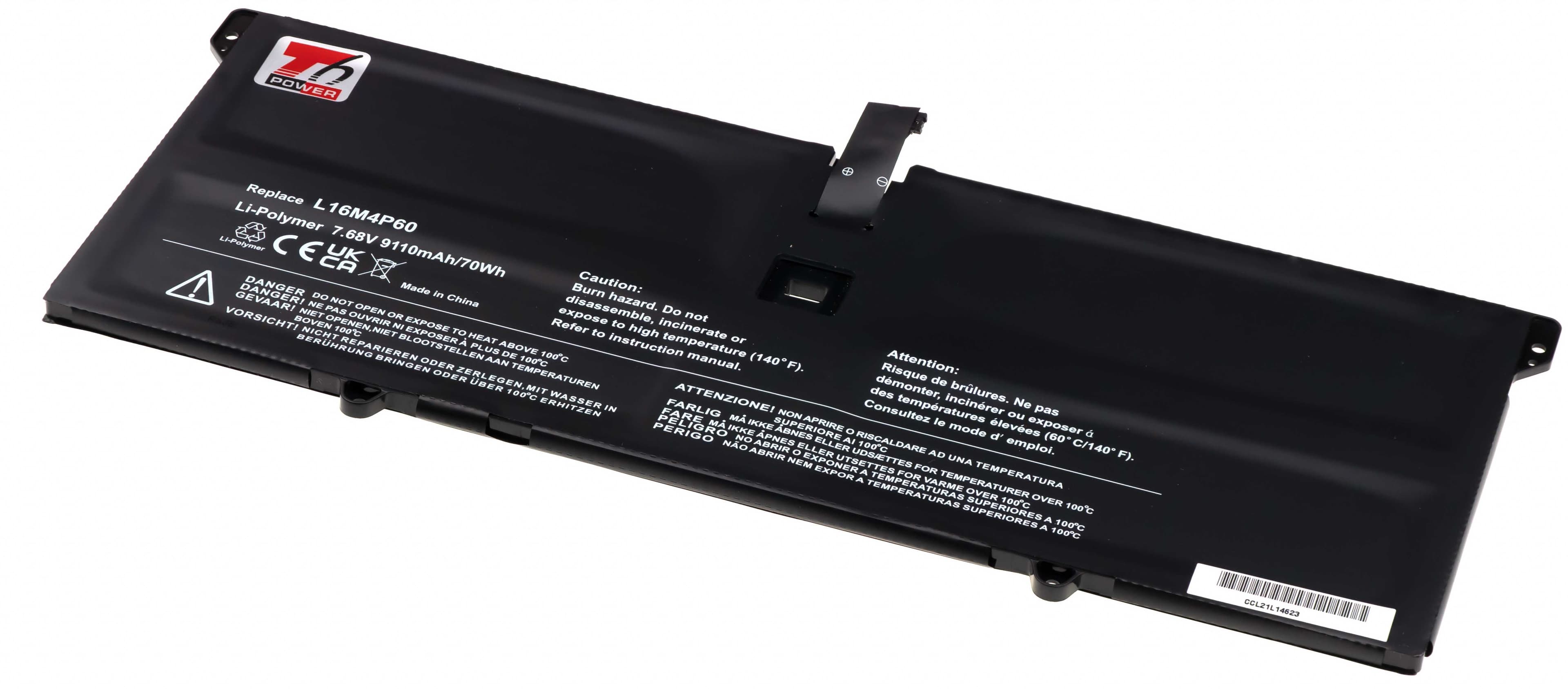 Baterie T6 Power pro Lenovo Yoga 920-13IKB, 9110mAh, 70Wh, 4cell, Li-pol