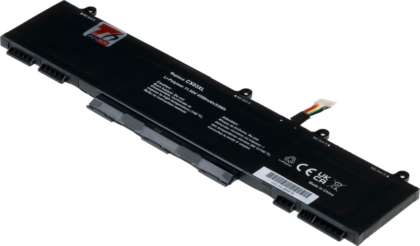 Baterie T6 Power HP EliteBook x360 830 G7, EliteBook x360 830 G8, 4590mAh, 53Wh, 3cell, Li-pol