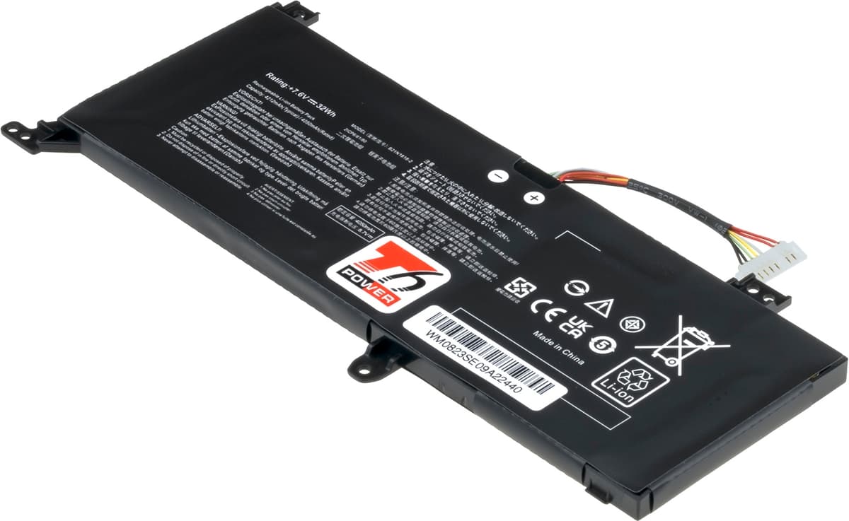 Baterie T6 Power pro Asus VivoBook A409, X409, F409, X409, X509, 4212mAh, 32Wh, 2cell, Li-pol
