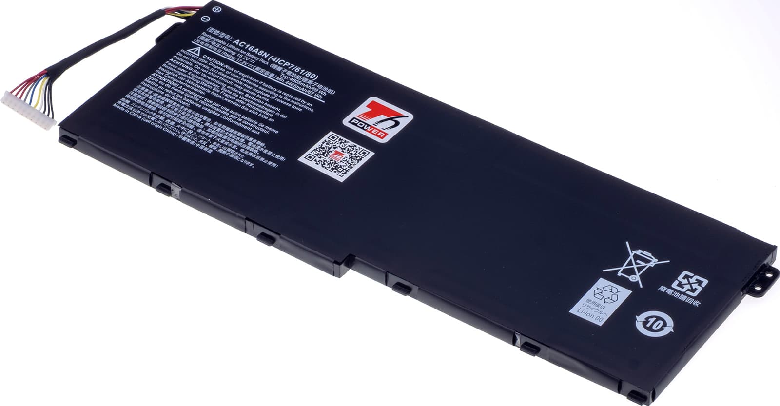 Baterie T6 Power pro Acer Aspire Nitro VN7-593G, VN7-793G, 4605mAh, 69Wh, 4cell, Li-pol