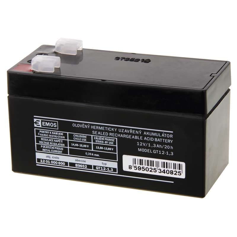 AKUMULÁTOR SLA 12V 1,3Ah FA-4,7mm