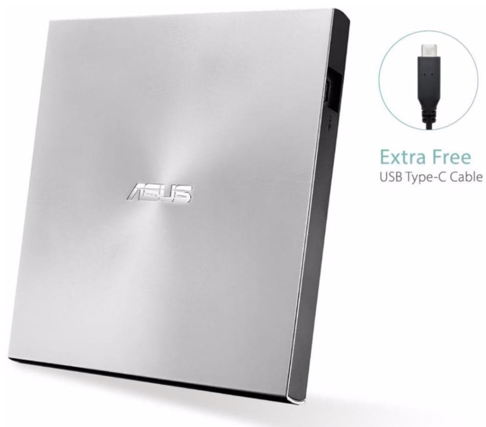 ASUS SDRW-08U9M-U stříbrná ultraslim DRW USB-C