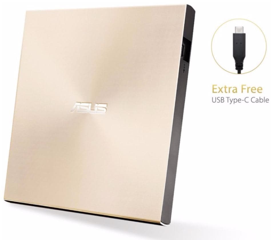 ASUS SDRW-08U9M-U zlatá ultraslim DRW USB-C