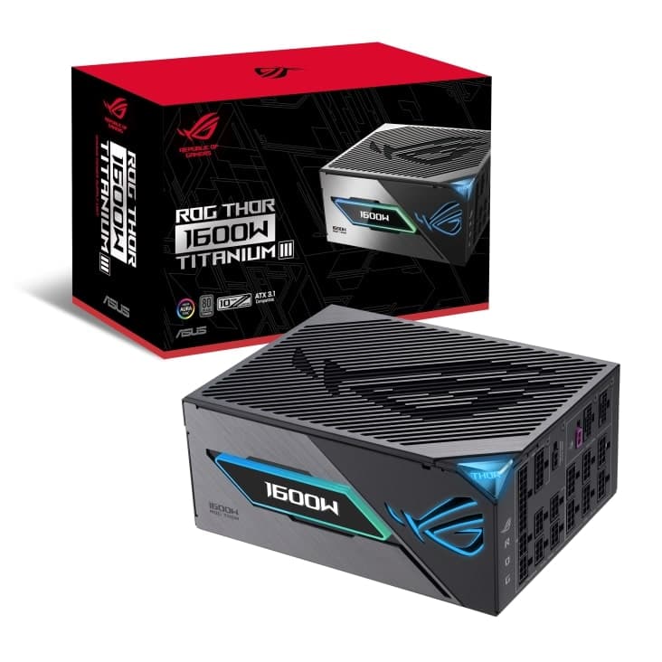 ASUS ROG THOR 1600 1600W ATX 3.1 80PLUS Titanium Modular Retail