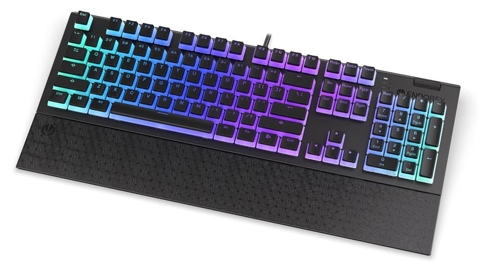 Endorfy Omnis Pudding Blue Drátové USB-A US layout Černá
