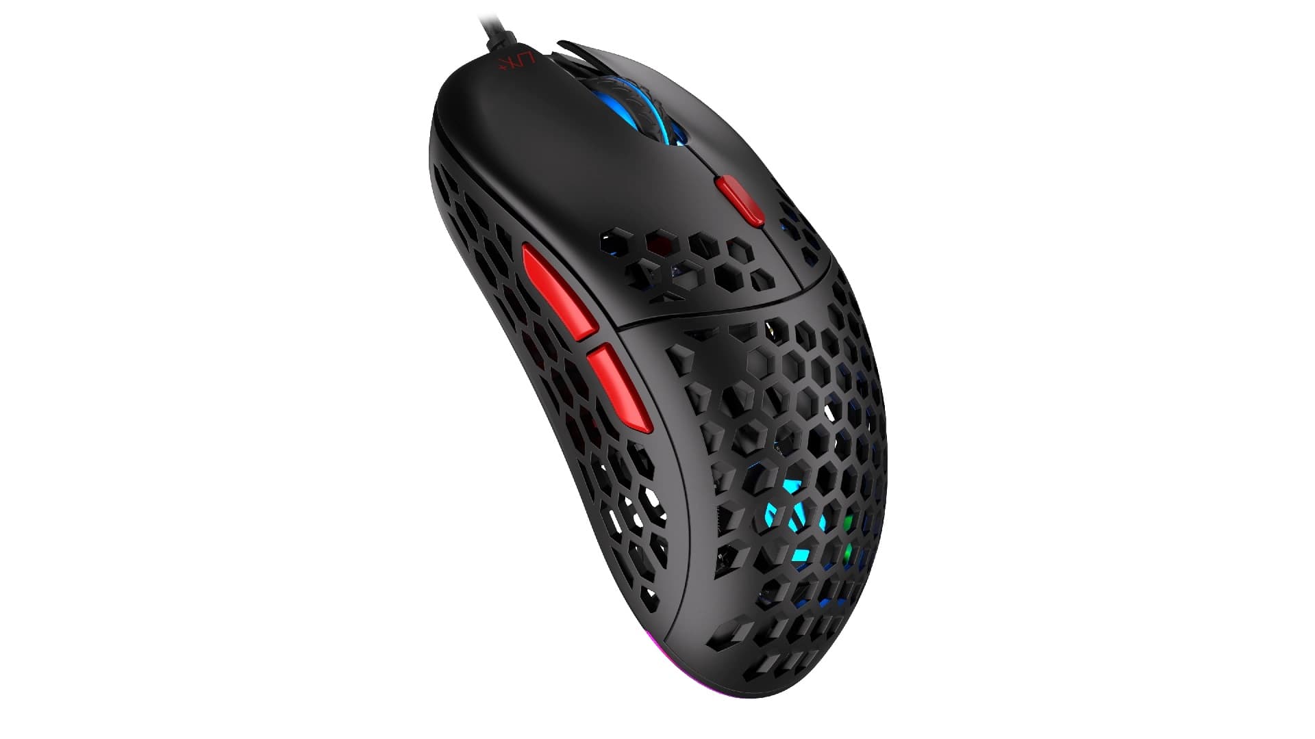 Endorfy LIX Plus Herní Optická Pro praváky 19 000 DPI Drátové USB-A Černá