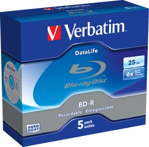 VERBATIM BD-R SL (6x, 25GB),NON-ID, 5ks