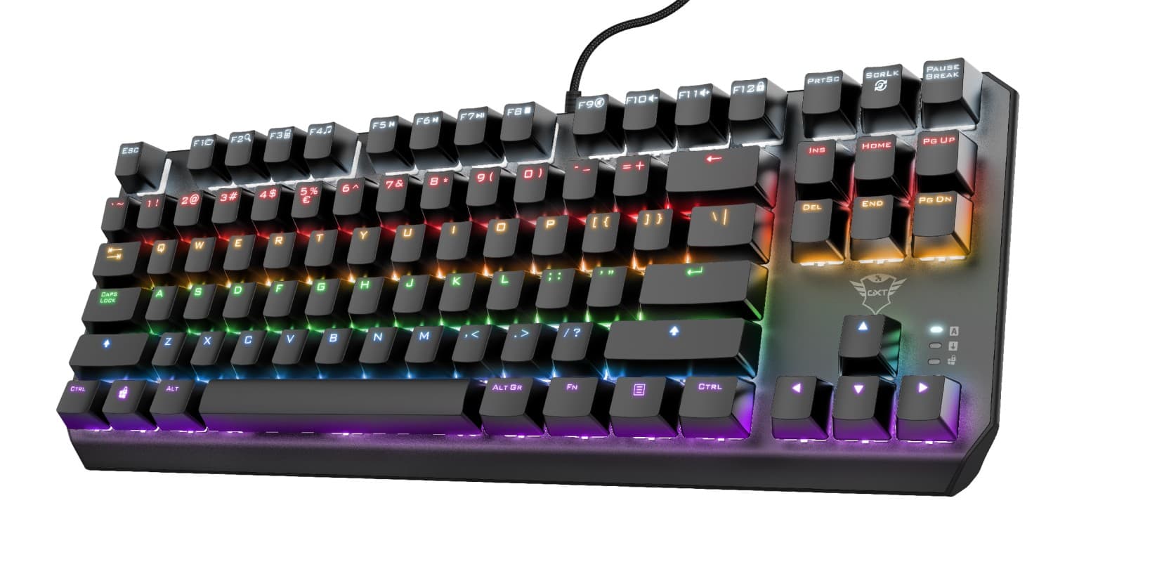 TRUST GXT834 CALLAZ Drátová USB US layout Černá