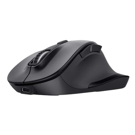 Trust Fyda Multi-device Wireless Mouse Kancelářská Optická Pro praváky 2 400 DPI USB+BT Černá