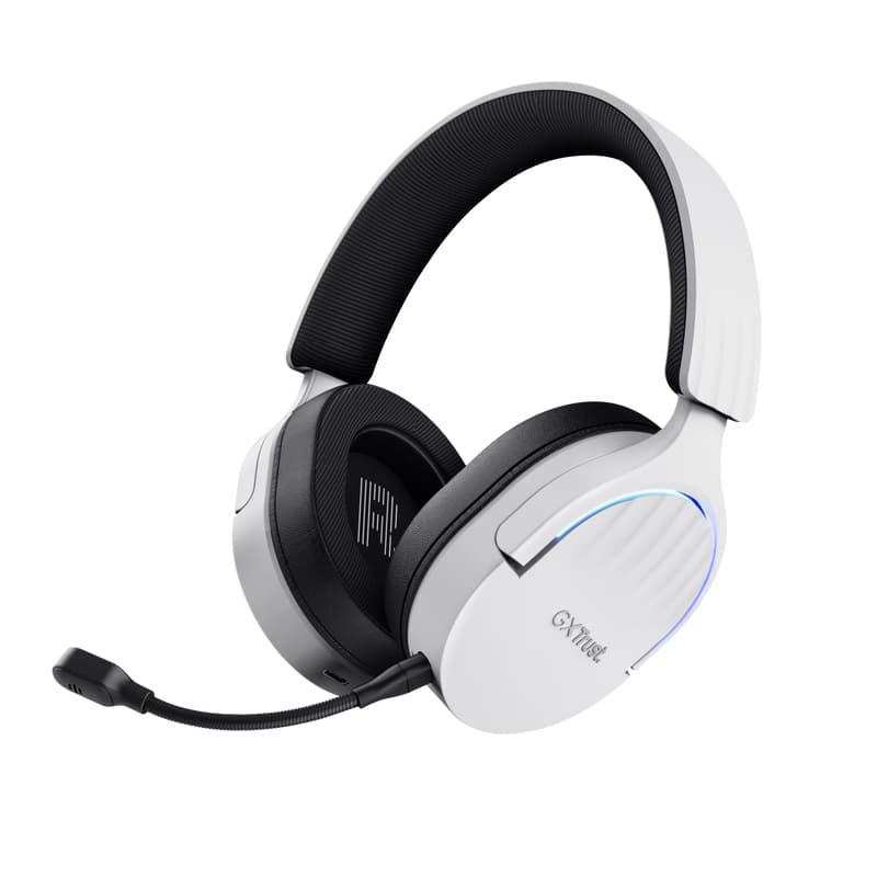 Trust Gaming GXT 491W Fayzo 7.1 Jack Drát BT-USB Bezdrát Bílá