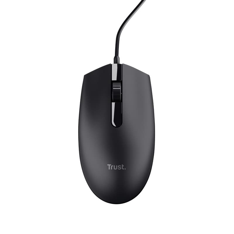 Trust TM-101 Kancelářská Optická 1 200 DPI Drátová USB Černá