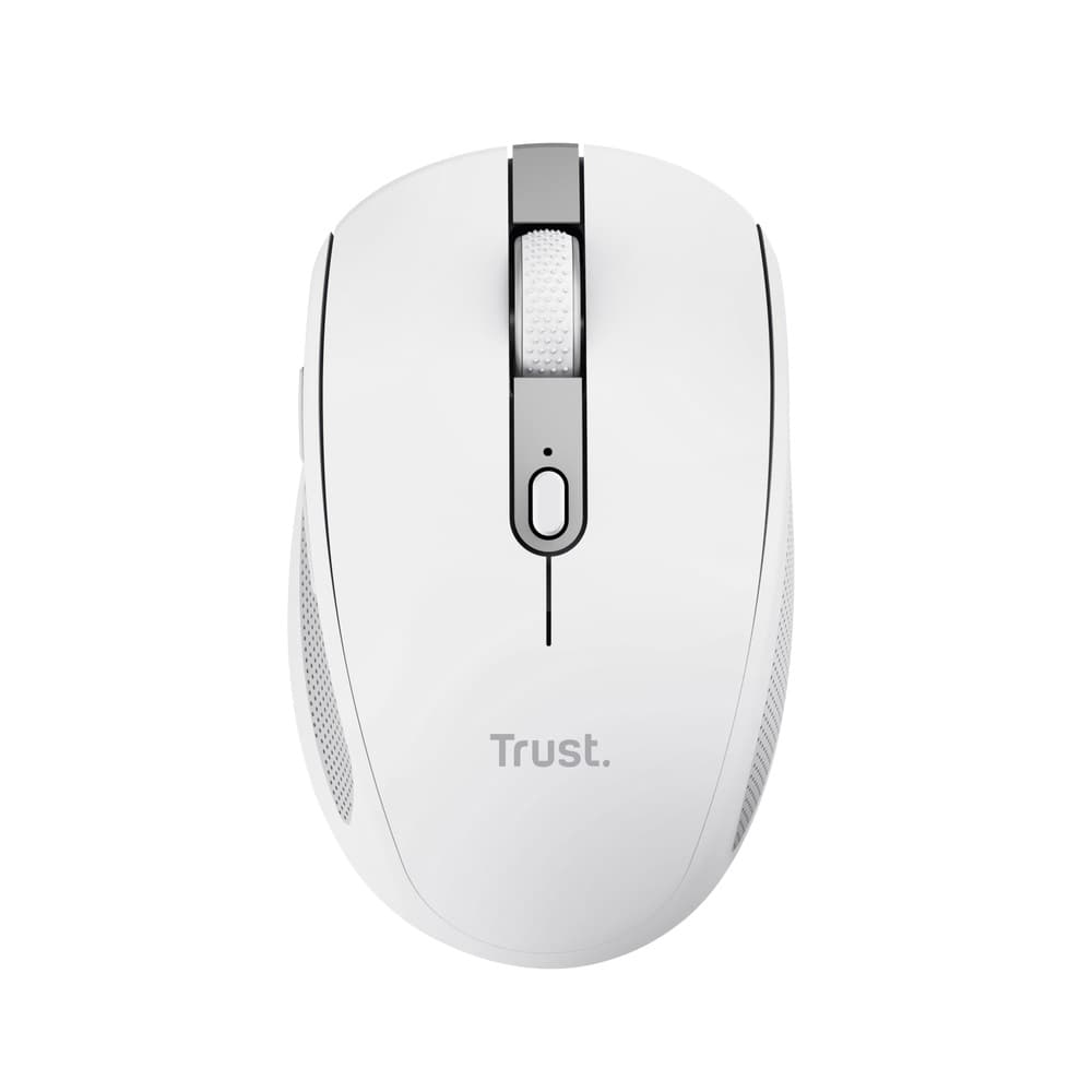 Trust Ozaa Kancelářská Optická Pro praváky 3 200 DPI USB+BT Bílá