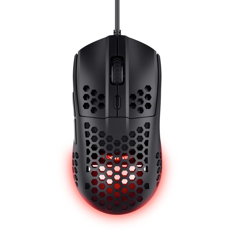 Trust Gaming GXT 928 Helox Herní Optická Pro praváky 6 400 DPI Drátová USB Černá