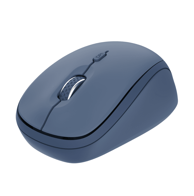 TRUST YVI+ MULTI-DEVICE WIRELESS MOUSE BLUE