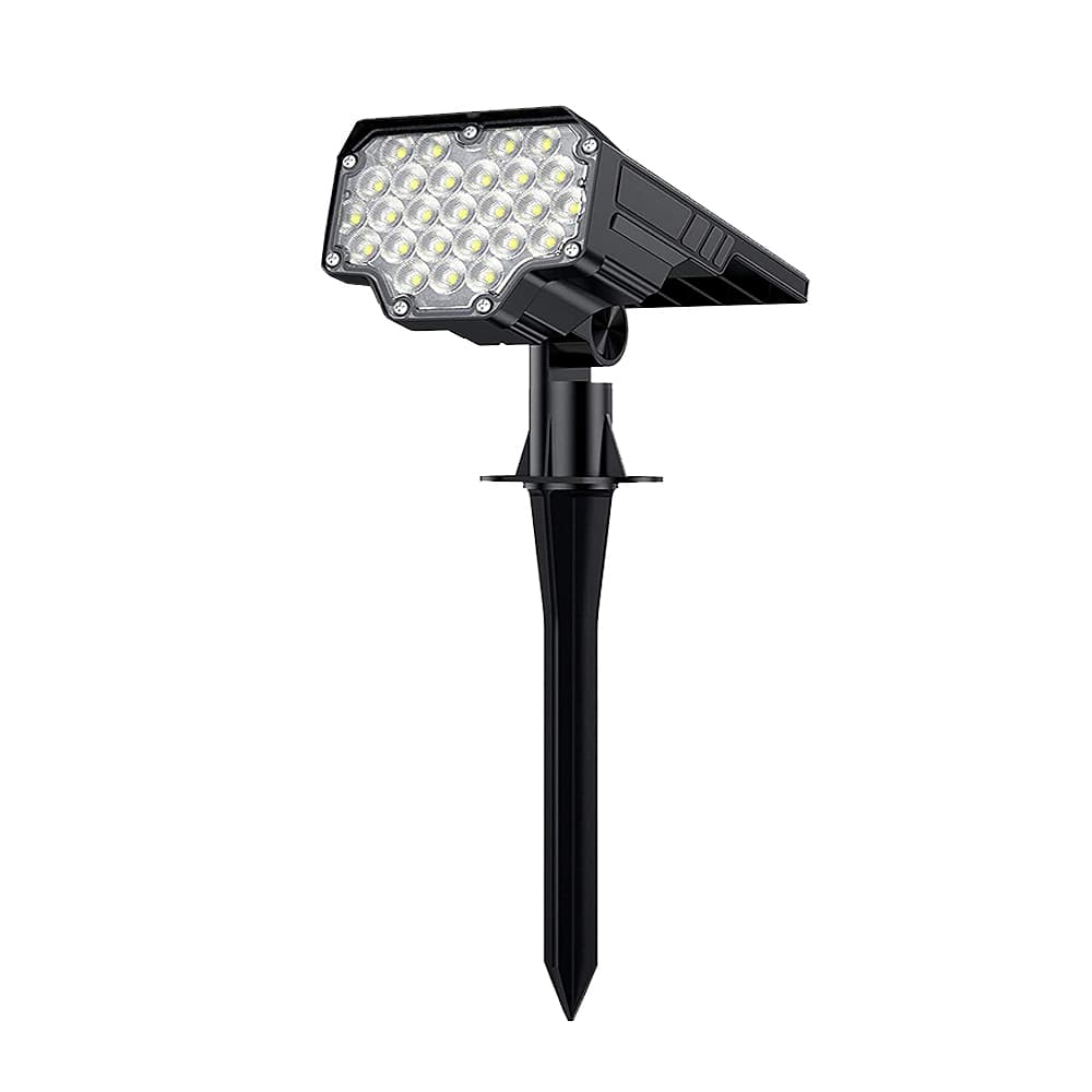 Venkovní solární LED světlo VIKING D26 650lm 2200mAh 3 režimy IP65 instalace-zem i zeď