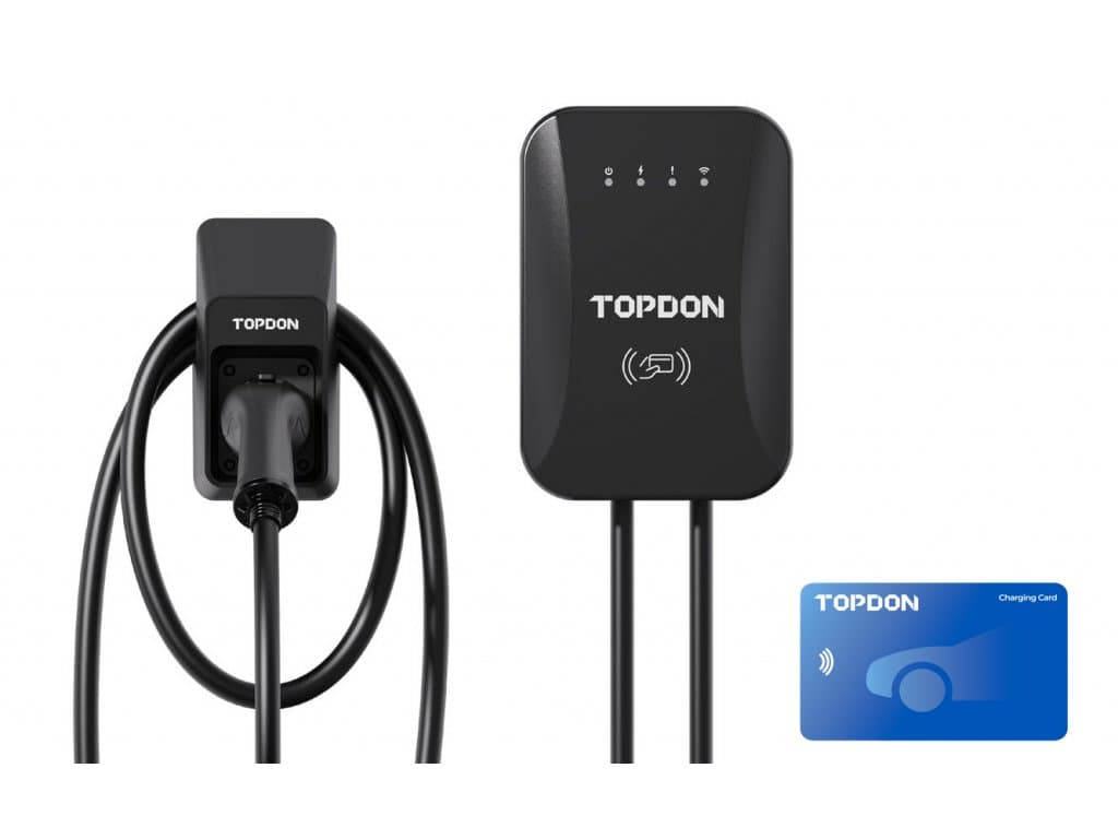 TOPDON PulseQ AC Home - 22kW konektor IEC62196-2 Typ aplikace LED ukazatel IP65 a IK10 5m