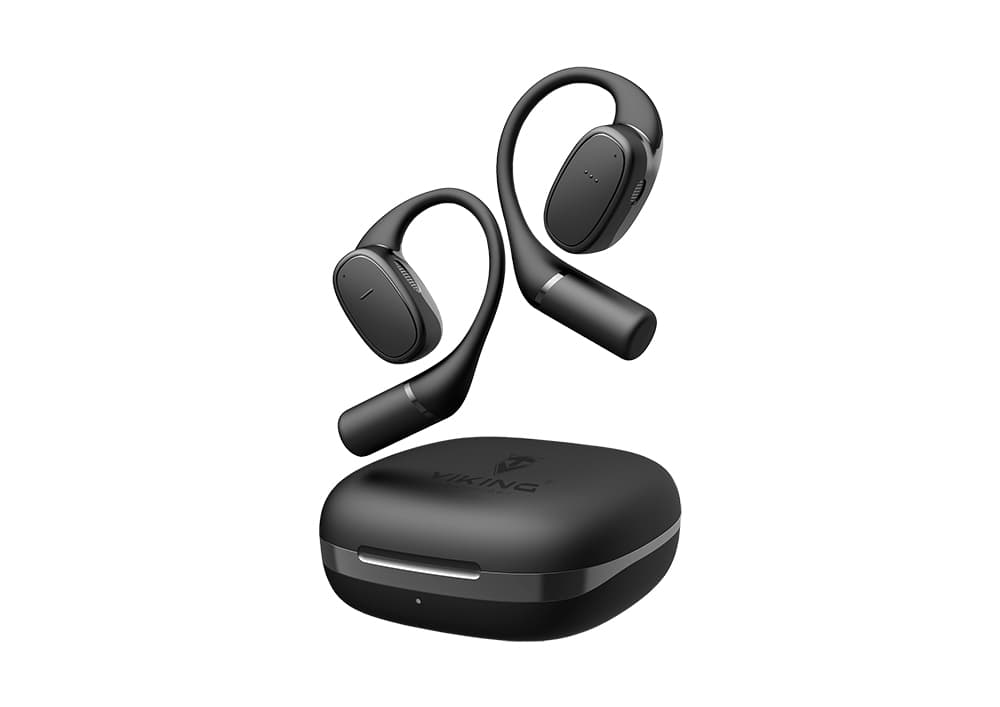 Bezdrátová Bluetooth sluchátka Viking V49 BT Bezdrát Černá