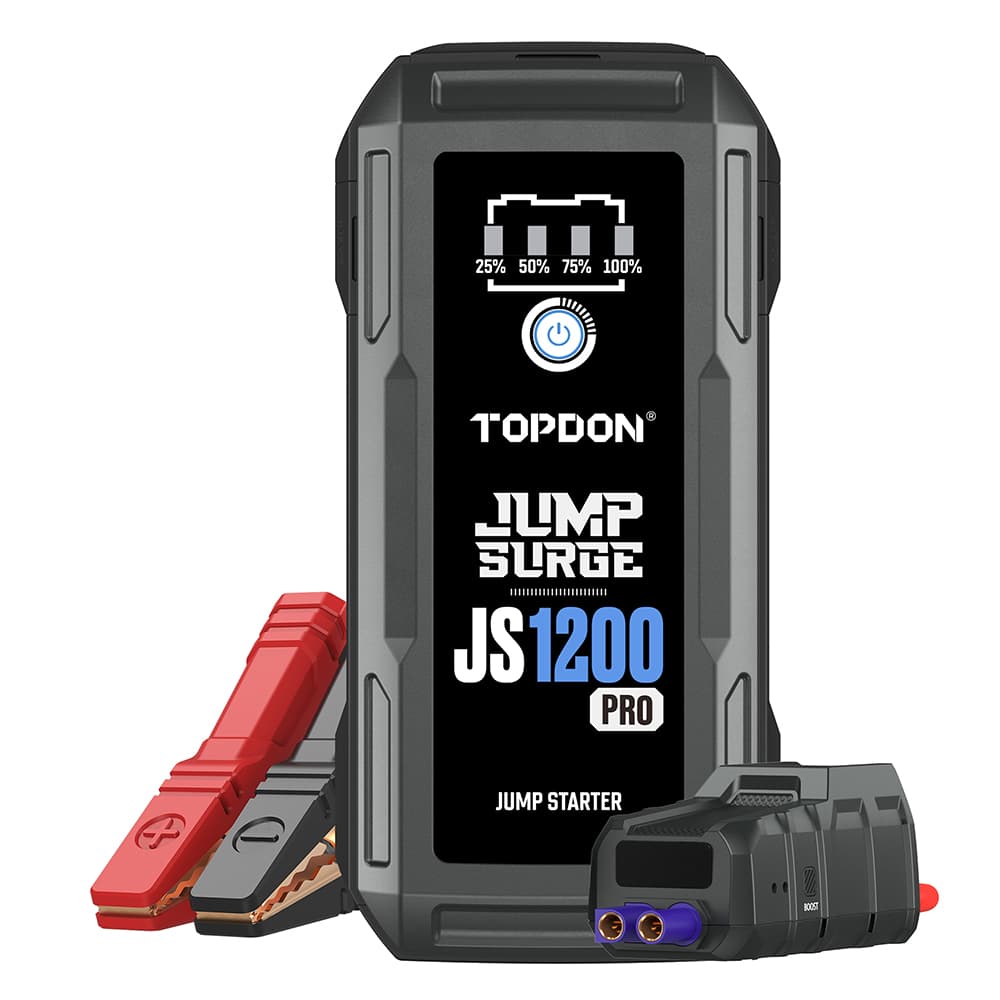 Car Jump Starter JumpSurge 1200 PRO 10000mAh max výstupní proud 1800A 2xUSB-A USB-C DC Jack