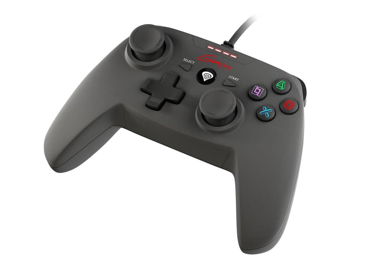 Drátový gamepad Genesis P58, pro PS3 PC, vibrace