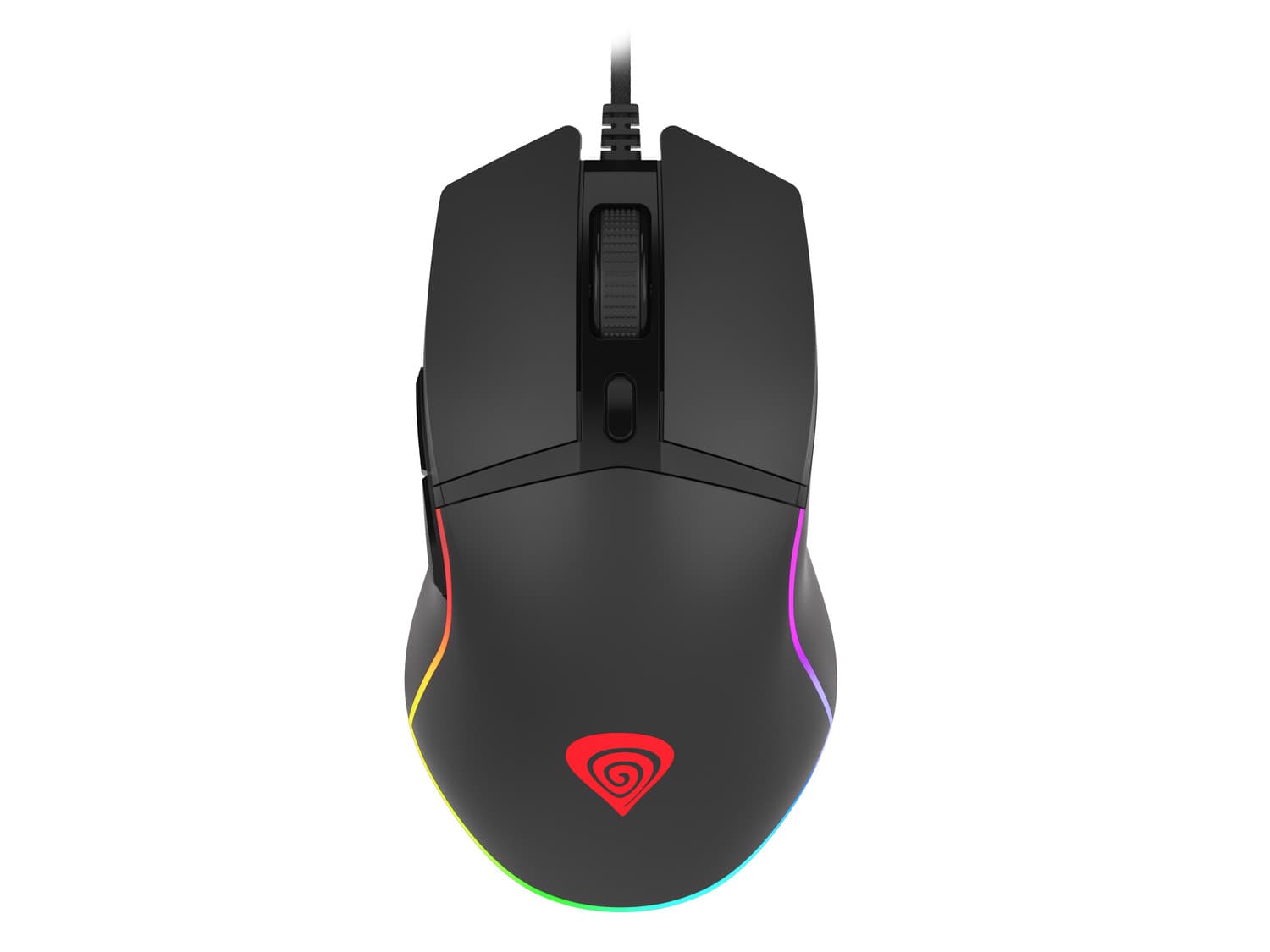 Genesis herní optická myš KRYPTON 220 RGB 6400 DPI Herní Optická 6 000 DPI Drátová USB Černá