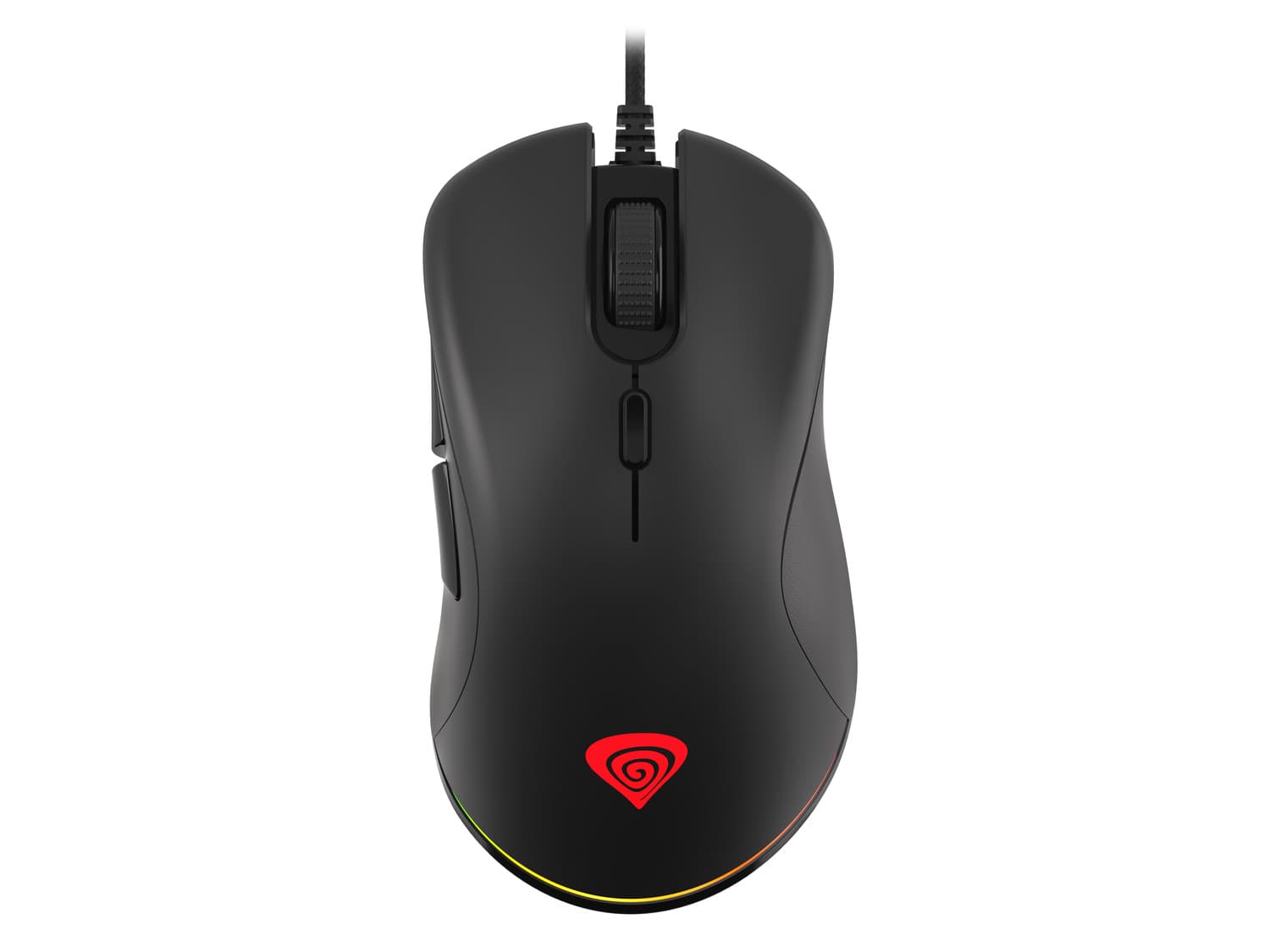 Genesis herní optická myš KRYPTON 200 RGB 6400 DPI Herní Optická 6 000 DPI Drátová USB Černá