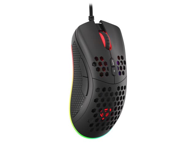 Genesis herní optická myš KRYPTON 555 RGB 8000 DPI Herní Optická 8 000 DPI Drátová USB Černá