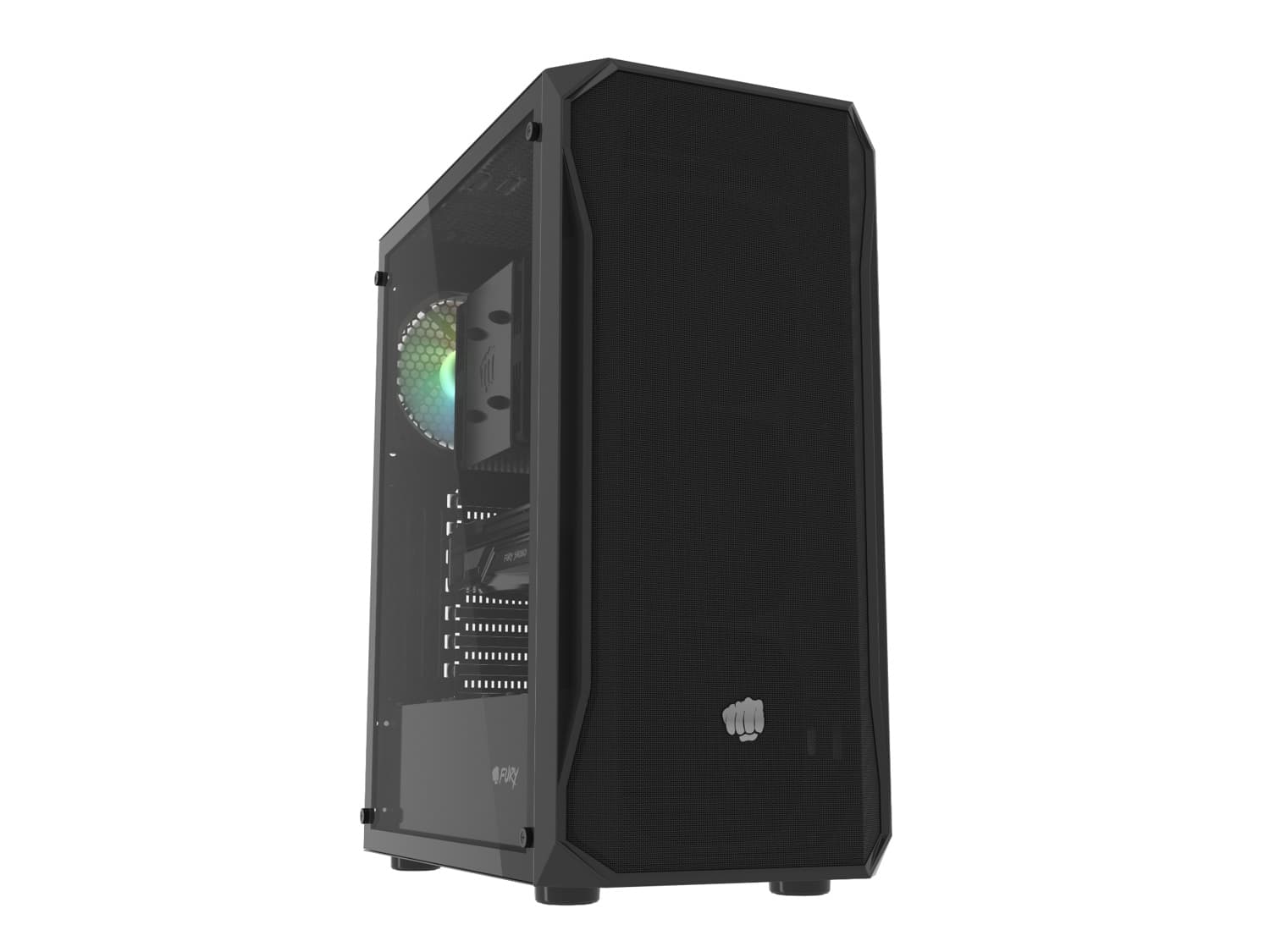 PC skříň Fury SHOBO SH4 RGB Midi Tower, Window,