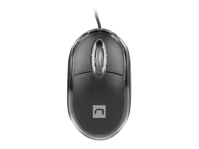 Natec optická myš VIREO 2 1000 DPI Kancelářská Optická 1 000 DPI Drátová USB Černá