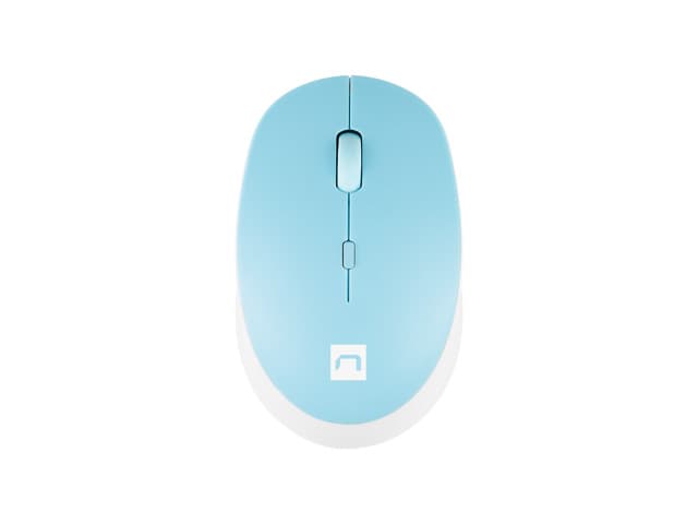 Natec optická myš HARRIER 2 1600 DPI Kancelářská Optická 1 600 DPI Bezdrátová Bluetooth Světle modrá