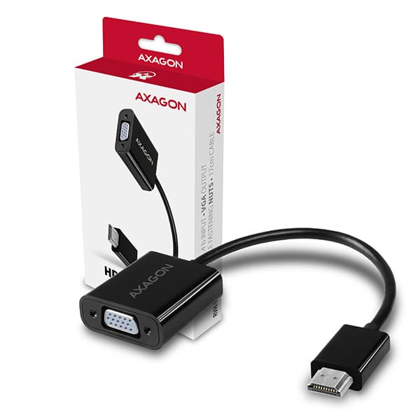 AXAGON RVH-VGN, HDMI -> VGA redukce adaptér, FullHD, 1920*1200