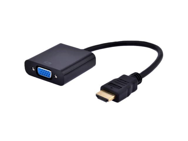 Gembird Adapter HDMI-A - VGA (M F), černý