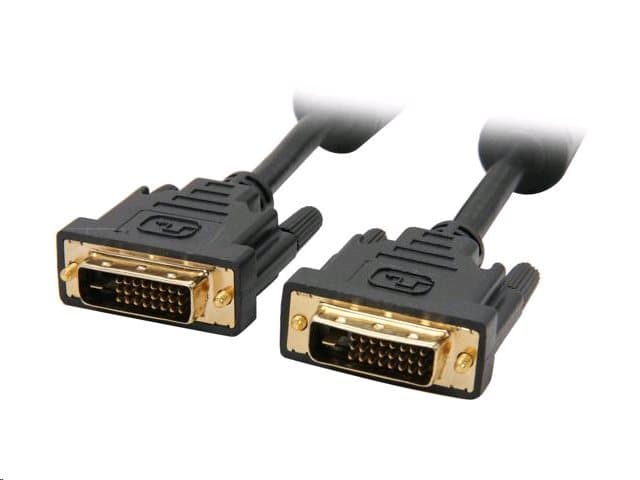 Kabel C-TECH přípojný DVI-DVI, M M, 1,8m DVI-D, dual link