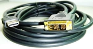 Kabel HDMI-DVI 1,8m,M M stín.,zlacené kontakty 1.3