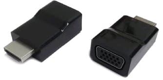 Kab. redukce HDMI na VGA, M F, černá