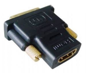 GEMBIRD redukce HDMI-DVI-D F M,zlacené kontakty, černá