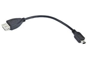 Kabel USB AF mini BM,OTG,15cm pro tab. a tel