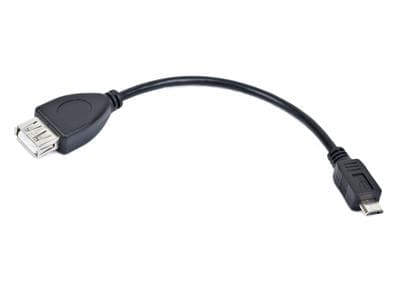 Kabel USB AF micro BM,OTG,15cm pro tab. a tel